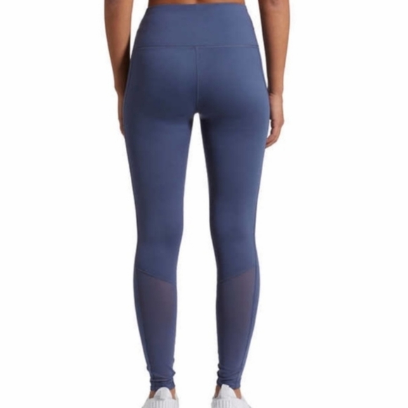 3 for $25 Puma High Rise Indigo Blue Mesh Insert Leggings - Picture 3 of 8